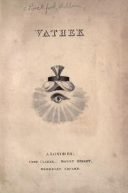 Cover of: Vathek. by William Beckford
