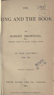 Cover of: The ring and the book. by Robert Browning
