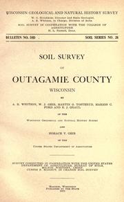 Cover of: Soil survey of Outagamie County, Wisconsin