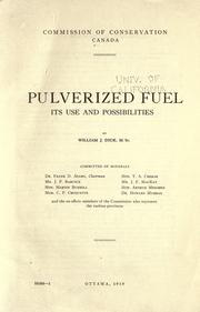 Cover of: Pulverized fuel: it use and possibilities