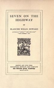 Cover of: Seven on the highway by Blanche Willis Howard, Blanche Willis Howard