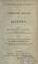 Cover of: An elementary treatise on algebra