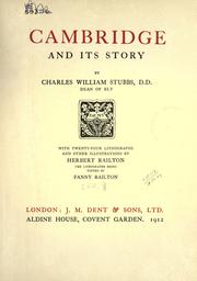 Cover of: Cambridge and its story. by Charles William Stubbs