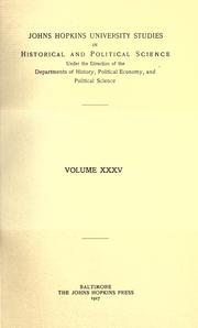 Cover of: Party organization and machinery in Michigan since 1890.