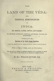 Cover of: The land of the Veda by William Butler