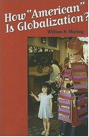 Cover of: How "American" is globalization?
