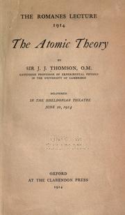 Cover of: The atomic theory