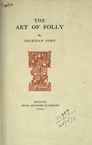 The art of folly by Sheridan Ford