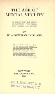 Cover of: The age of mental virility