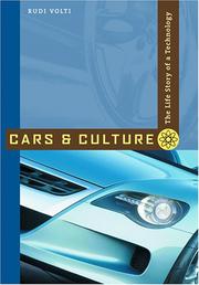 Cover of: Cars and Culture by Rudi Volti