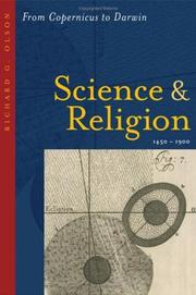 Cover of: Science and Religion, 1450--1900 by Richard G. Olson