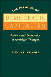 Cover of: The search for democratic capitalism: politics and economics in American thought
