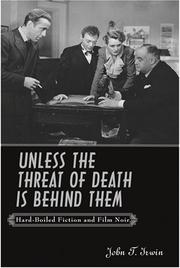 Cover of: Unless the Threat of Death Is Behind Them by John T. Irwin