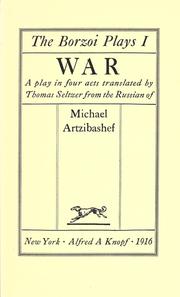 Cover of: War: a play in four acts