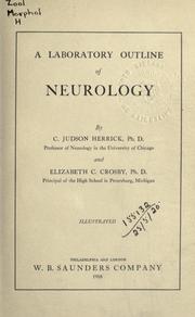 Cover of: A laboratory outline of neurology. by C. Judson Herrick