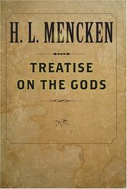 Cover of: Treatise on the Gods (Maryland Paperback Bookshelf) by H. L. Mencken
