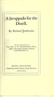 Cover of: A strappado for the Diuell