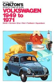 Cover of: Volkswagen 1949-71 (Chilton's Repair & Tune-Up Guides)