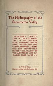 Cover of: The hydrography of the Sacramento Valley by Mills, Wm. H.