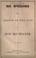 Cover of: Six speeches, with a sketch of the life of Hon. Eli Thayer.