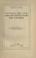 Cover of: Cottage and congregate institutions for children