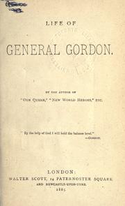 Cover of: Life of General Gordon