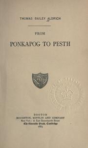Cover of: From Ponkapog to Pesth.
