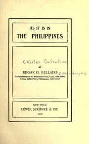 As it is in the Philippines by Charles Ballentine