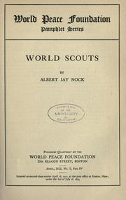 Cover of: World scouts