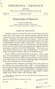 Cover of: Relationships of Diadectes