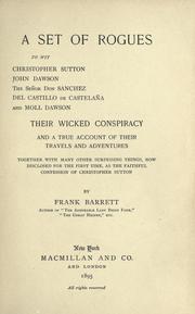 Cover of: A set of rogues by Frank Barrett