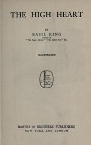 Cover of: The high heart by Basil King
