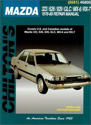 Cover of: Mazda by Chilton Editors, Chilton Editors