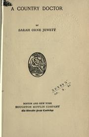 Cover of: A country doctor. by Sarah Orne Jewett
