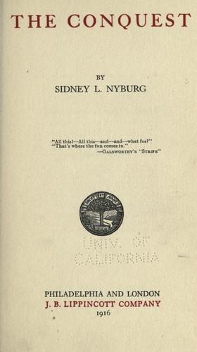 The conquest by Sidney L. Nyburg