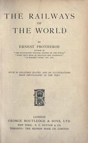 Cover of: The railways of the world