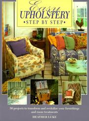 Cover of: Easy Upholstery: Step by Step