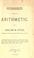 Cover of: Pedagogics applied to arithmetic