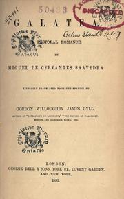 Cover of: Galatea by Miguel de Cervantes Saavedra