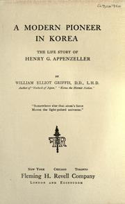 Cover of: A modern pioneer in Korea by William Elliot Griffis