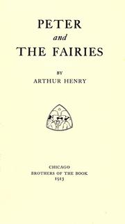 Cover of: Peter and the fairies