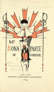 Cover of: Mr. Bonaparte of Corsica