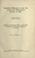 Cover of: Relation of southern Ohio to the South during the decade preceding the civil war