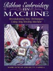 Cover of: Ribbon embroidery by machine