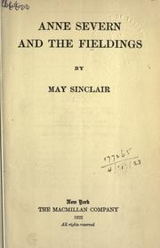 Cover of: Anne Severn and the Fieldings. by May Sinclair