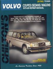 Cover of: Volvo: Coupes/Sedans/Wagons 1970-89 (Chilton's Total Car Care Repair Manual)