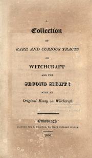 Cover of: Witchcraft, Magic and The Occult