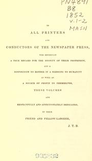 Specimens of newspaper literature by Joseph T. Buckingham