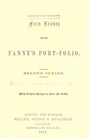 Cover of: Fern Leaves from Fanny's port-folio