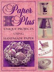 Cover of: Paper plus: unique projects using handmade paper